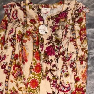 Jessica Floral Print Blouse - Multicolor